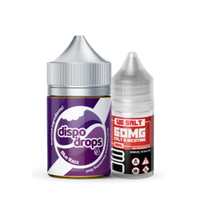 G Drops Dispo Drops BLUE RAZZ Long fill SALTS (60ml)