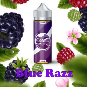 G Drops Dispo Drops BLUE RAZZ Long fill Combo 120ml