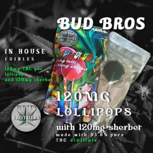 Bud Brothers Lollipop Sherbet Dip 240mg