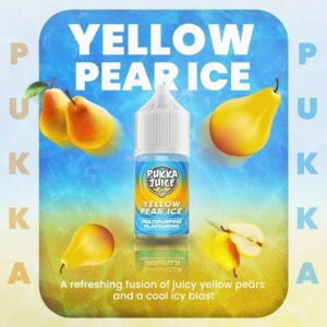 PUKKA Longfill SALTS - Yellow Pear Ice 55mg