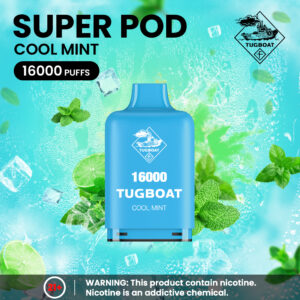 Tugboat 16000 Puff Disposable Pods 50mg (5-Pack)