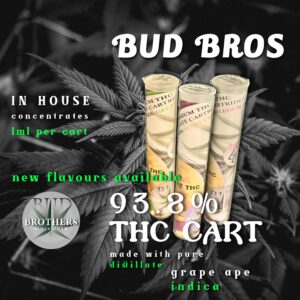 Bud Brothers Distillate 1ML Cartridge