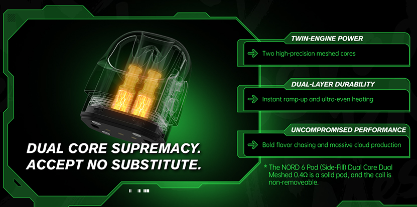 Smok NORD 6 Dual CORE Mesh Pods (2-Pack)